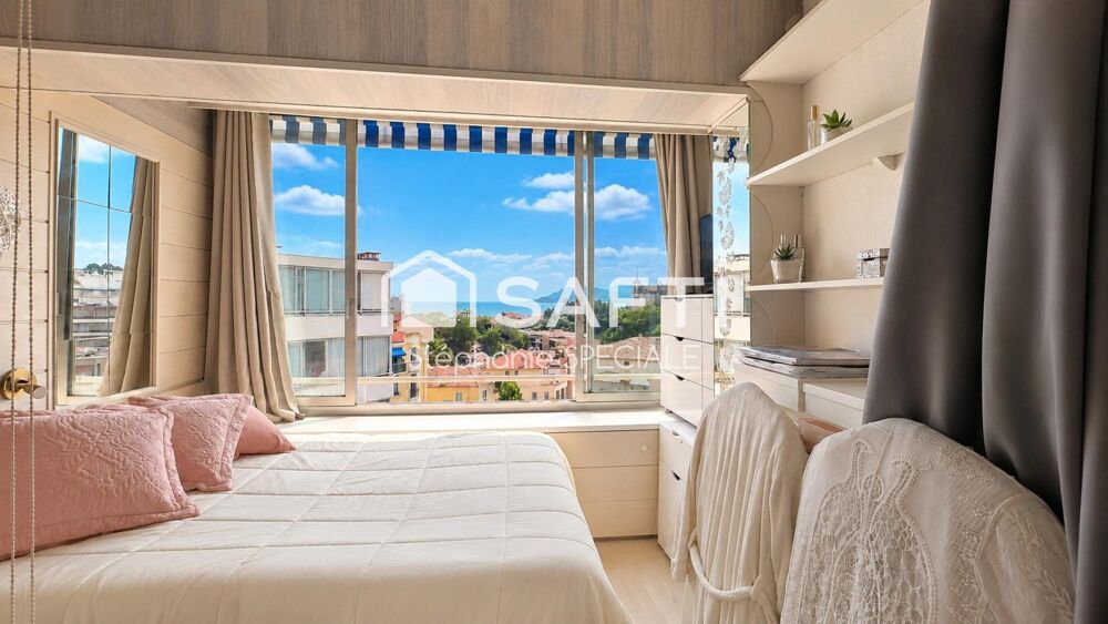 Vente Appartement CANNES – DERNIER ÉTAGE | VUE MER PANORAMIQUE | TERRASSE 17 m² | 2 CHAMBRES Cannes