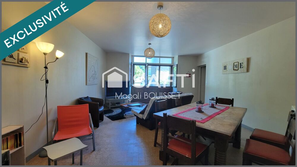 Maison T6 de 172m² et sa grange attenante et grenier, jardin et terrasse.