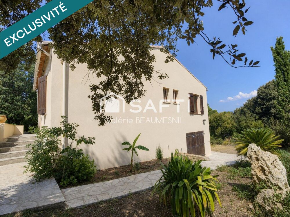 Villa 110 m2 de plain pied sur SOUS SOL COMPLET  Terrain 1 500 m²  Sans vis-à-vis