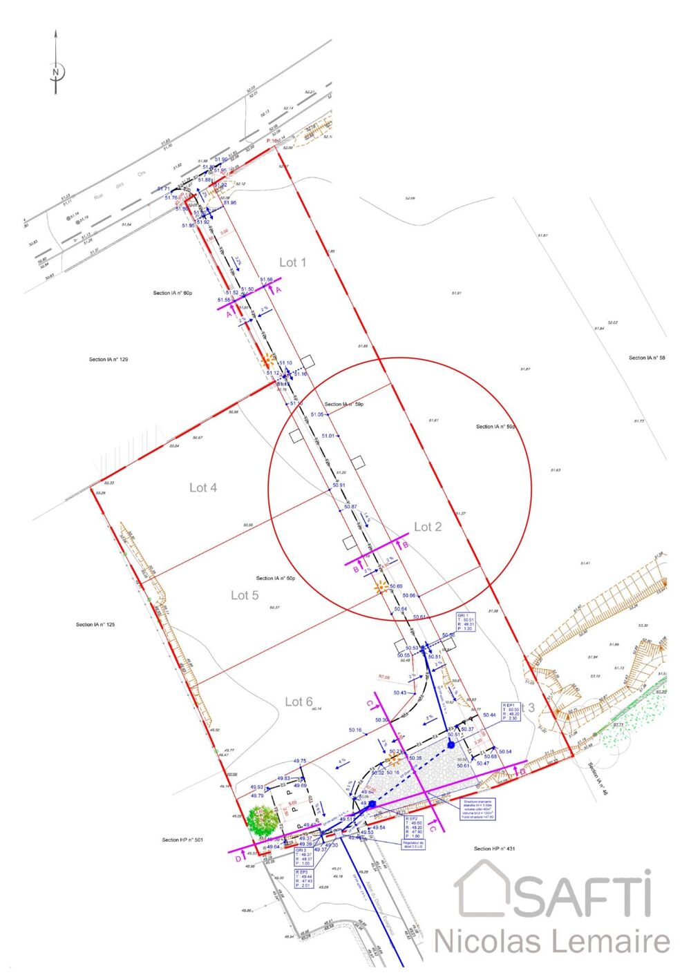 Vente Terrain A vendre très beau terrain d'une superficie de 283 m² libre de constructeur LOT N° 2 sur NIORT proche zone commerciale. Niort