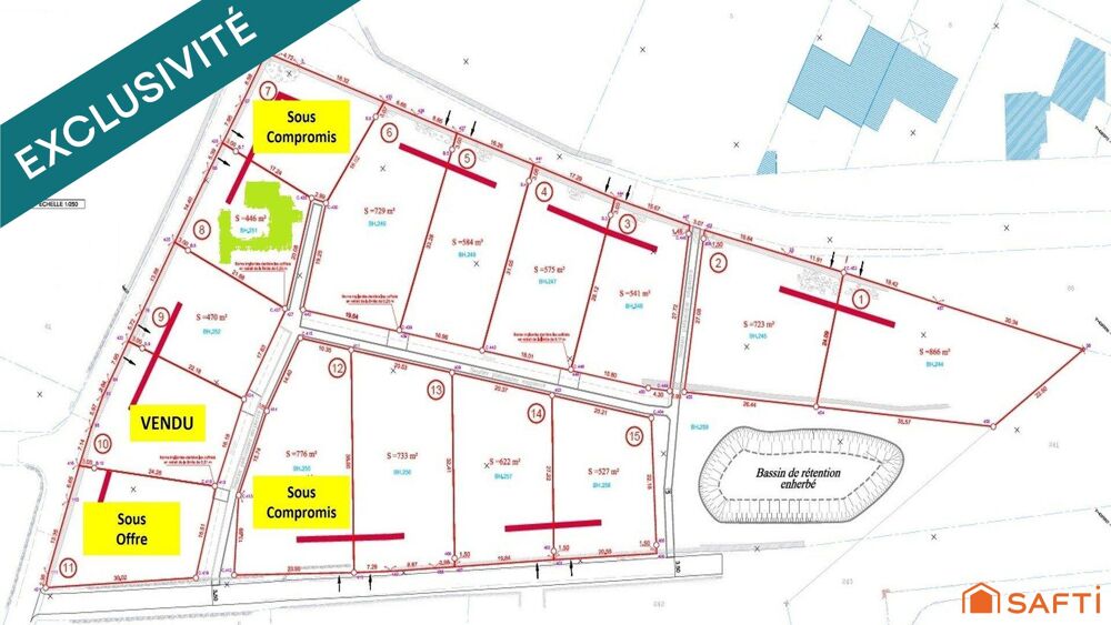 Vente Terrain Terrain de 446 m² viabilisée (lot 8) – Le Puy Le puy-en-velay