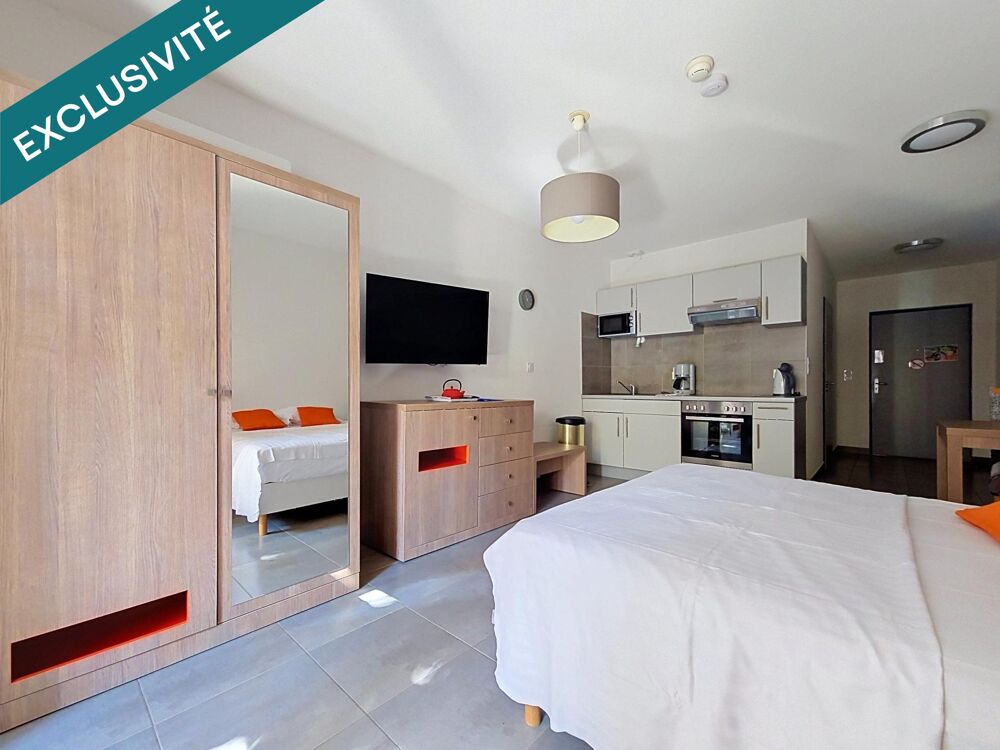 Vente Appartement Accroche : Un studio de standing avec grande terrasse au sein d'une résidence 4 étoiles, à seulement quelques pas des thermes de Lamalou-les-bains