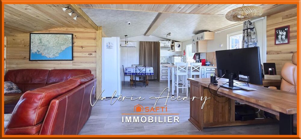Vente Terrain Rocbaron : Terrain de 293 m² avec chalet de 58 m², 2 chambres, terrasse, atelier... Rocbaron