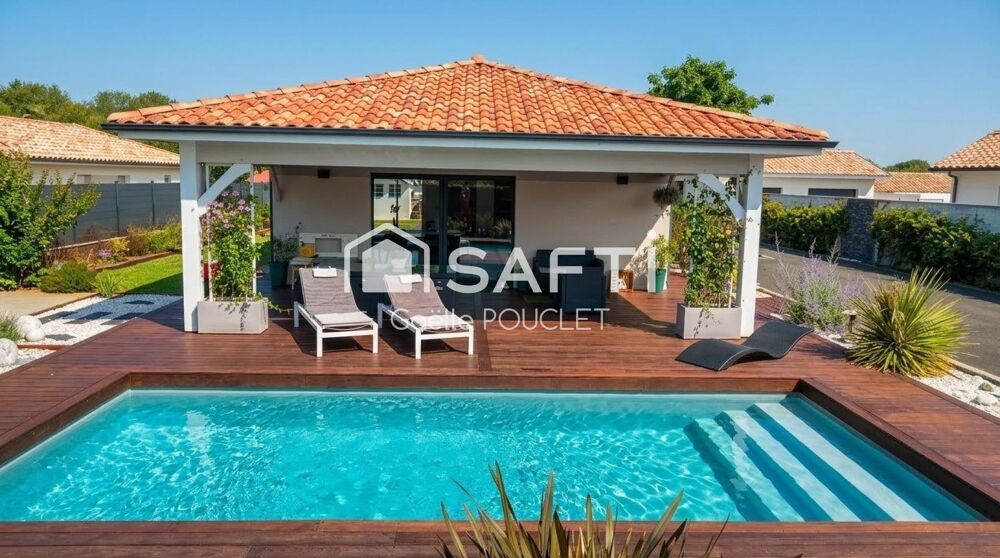 Maison contemporaine 125 m2- piscine chauffée