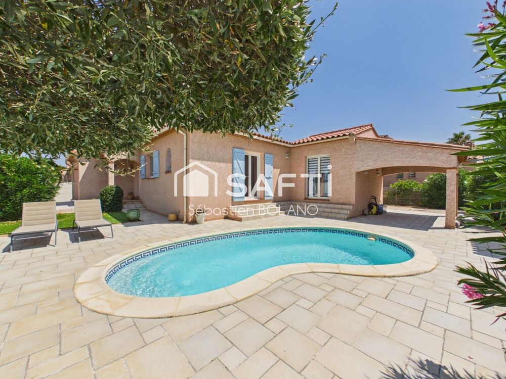Claira - Villa 4 pièces avec piscine, garage et jardin arboré