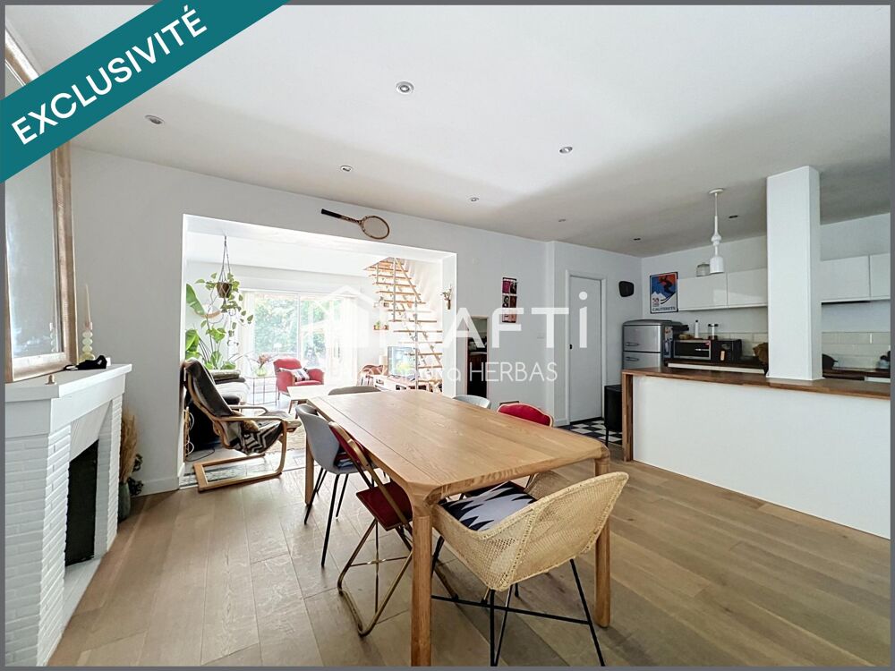 Vente Maison Pessac centre – Échoppe rénovée avec extension, 3 chambres et jardin – DPE B Pessac