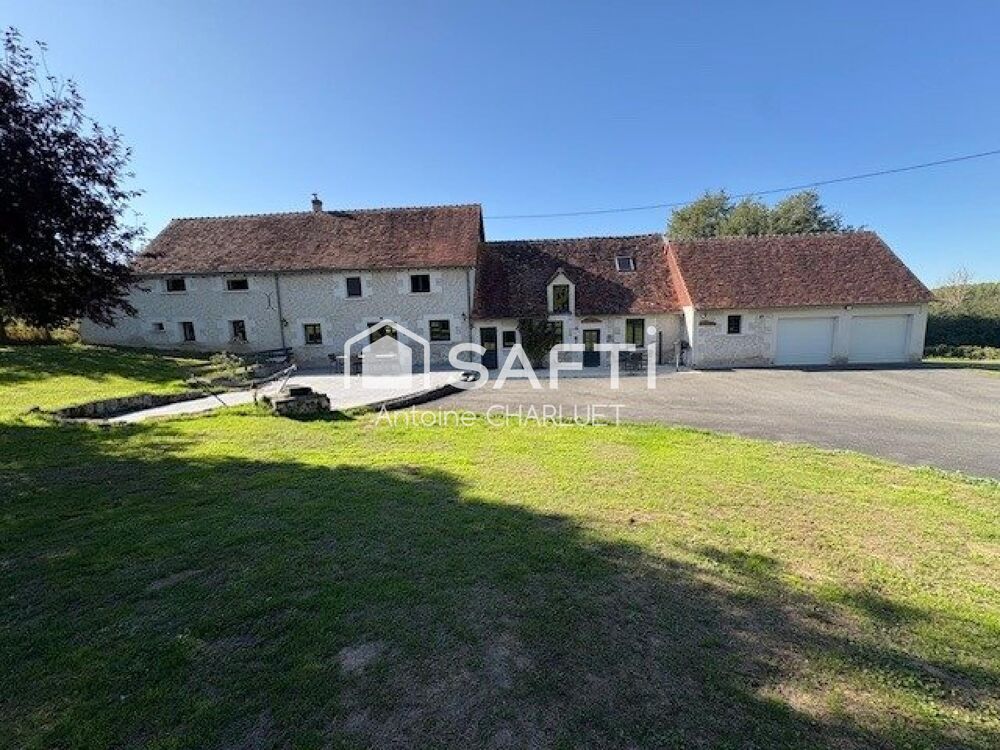 COUP DE COEUR  PERLE RARE EN CAMPAGNE DE CHÂTILLON-SUR-INDRE ! 255 m²  4 chambres  Terrain 6635 m²