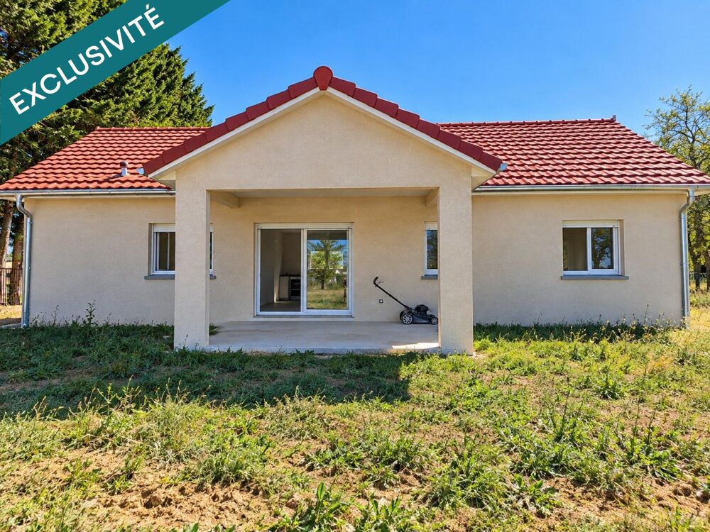 Maison neuve 100m2 de plain-pied à 5 min de Louhans