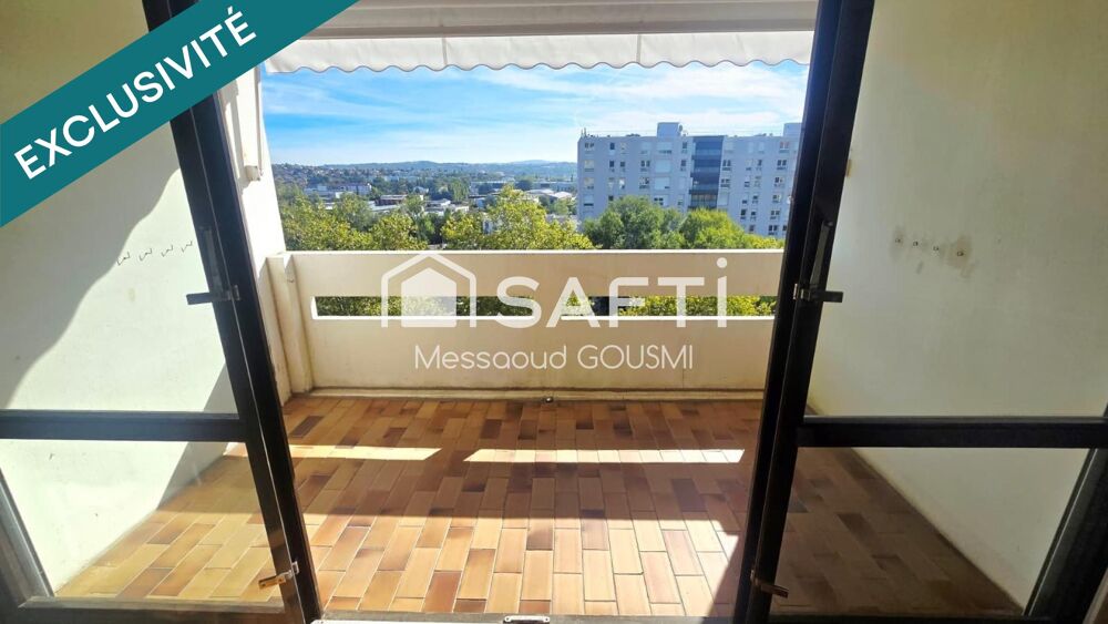 Grand T5 99 m²  4 chambres, loggia et vue dégagée