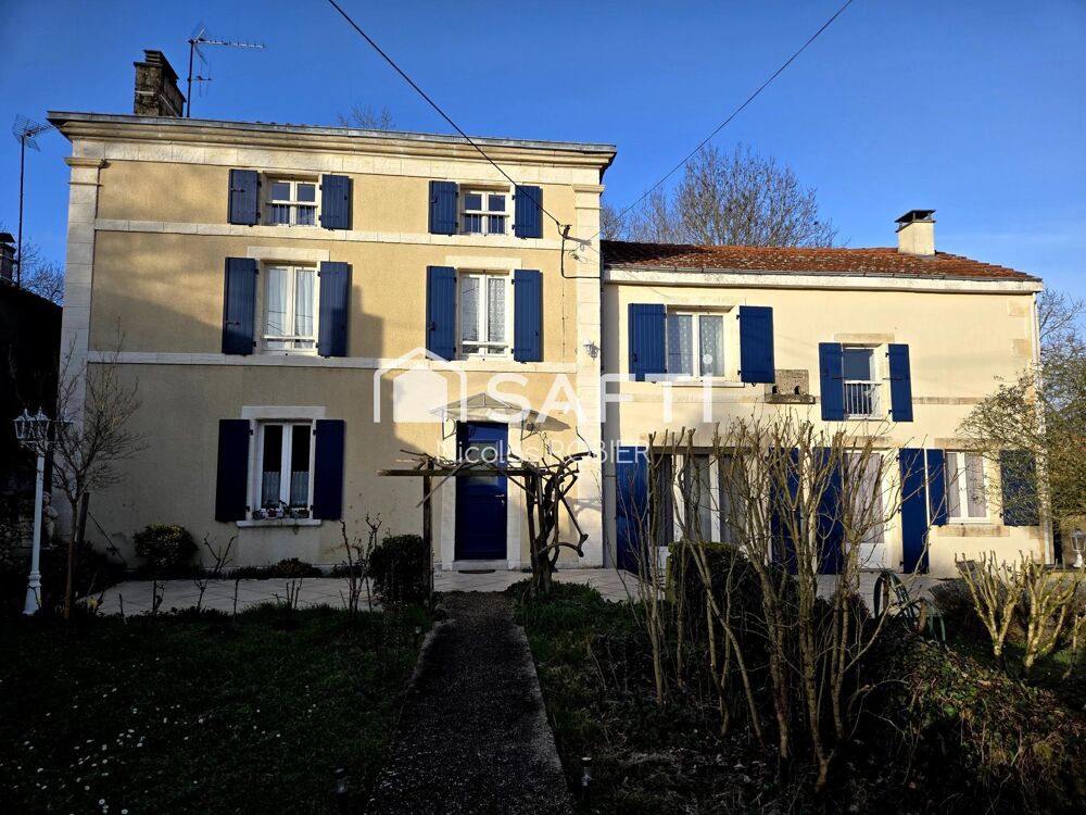 Vente Maison Maison de Maître, énergie B, trois chambres, dépendances, garage camping-car, jardin Niort