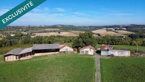   Ferme avec plus de 27 ha � Laugnac, vue d�gag�e Maison - 5 pi�ce(s) - 139 m�