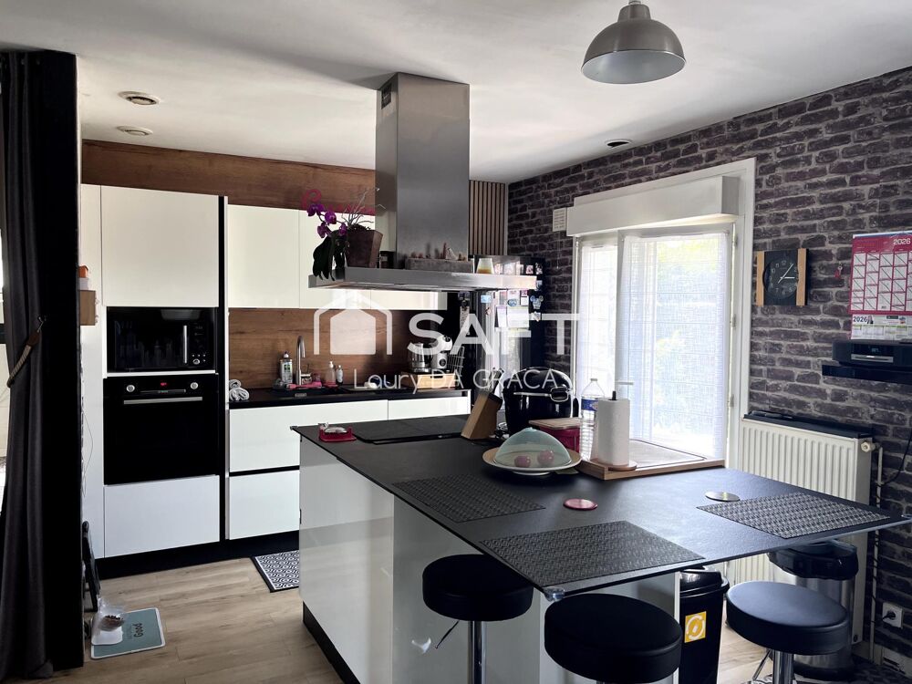 Maison de plain-pied avec sous-sol total 72m2