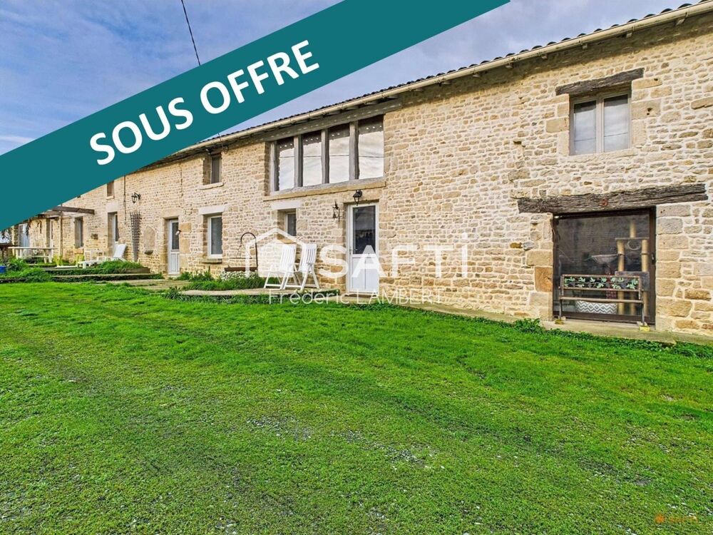 Longère 198 m² + piscine chauffée + dépendances