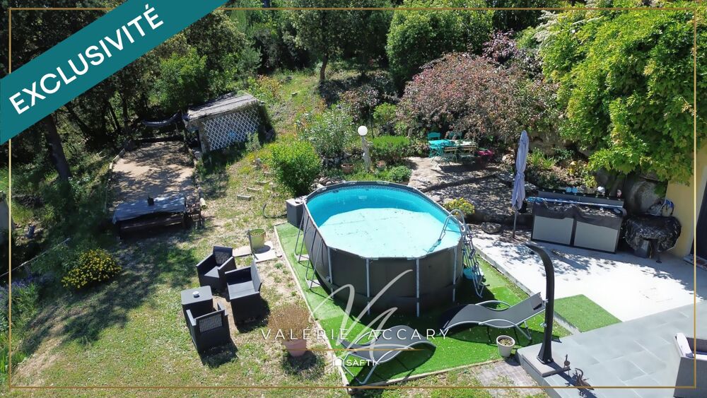 Vente Maison Flassans-sur-Issole : Bas de villa de 104 m² sur un terrain de 956 m², piscine hors-sol, terrain de boule, atelier... Flassans-sur-issole