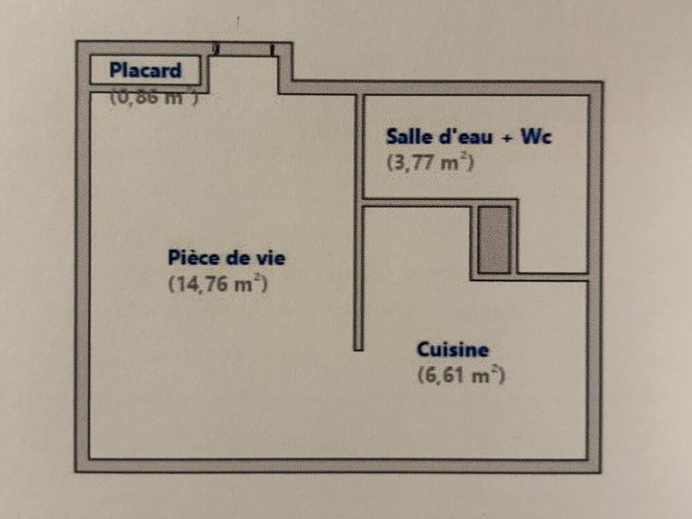 Vente Appartement Studio rénové, dernier étage, fort rendement locatif Maurepas