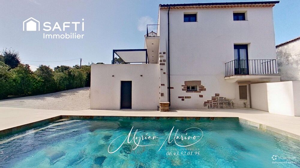 Saint-Aygulf  Villa rénovée 4 ch, piscine, double garage, proche plages