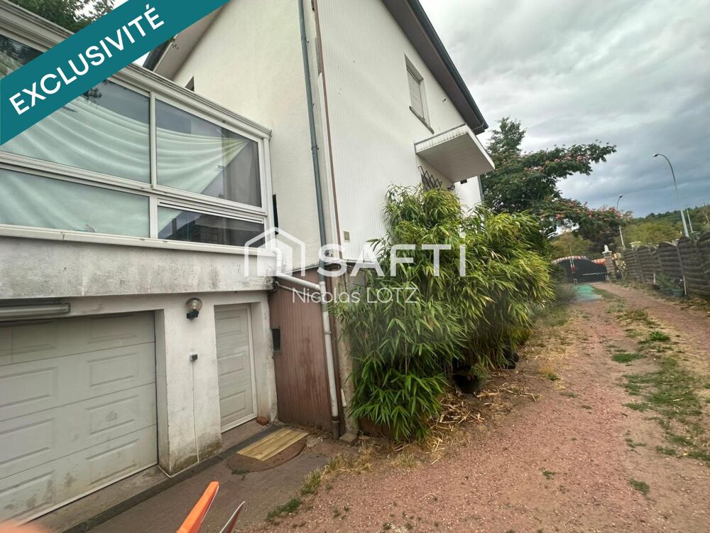 Freyming Merlebach  Maison de 130 m²  Fort potentiel