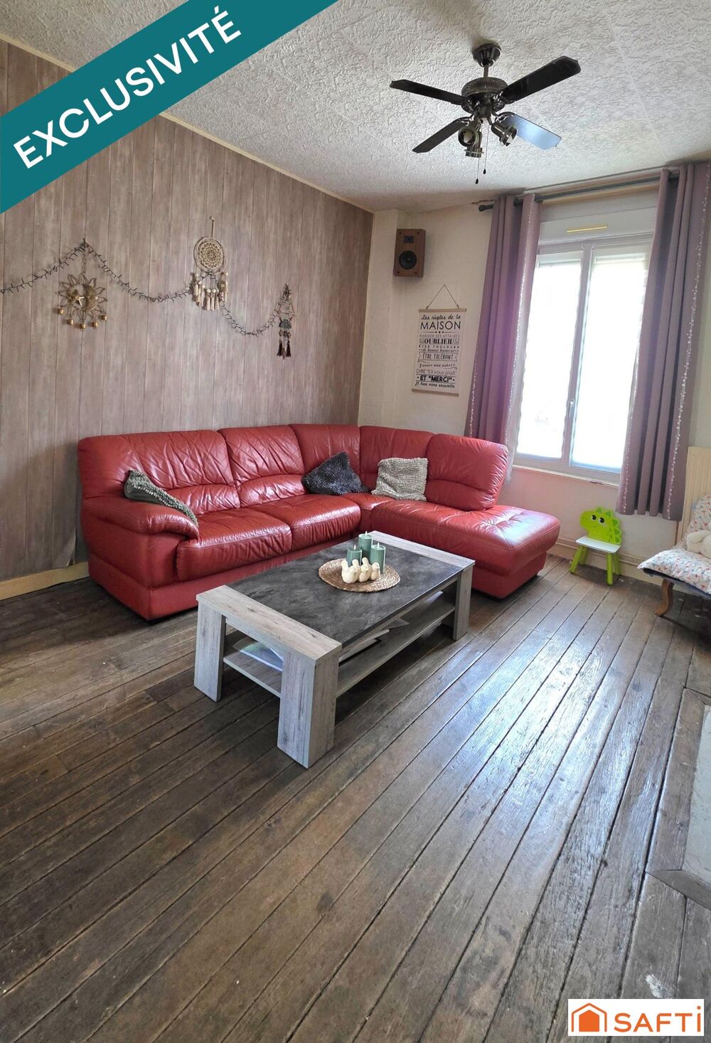 Maison T6 avec cour à rénover