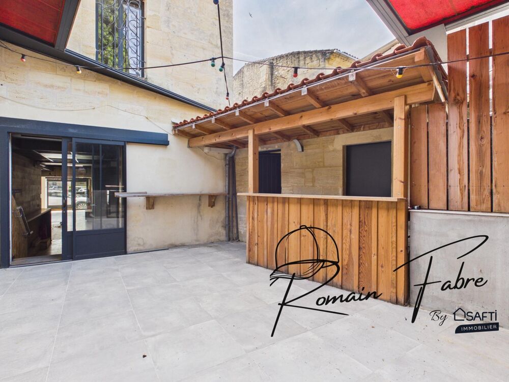 Immeuble alliant local commercial et habitation de 104 m2 en plein coeur de St André de Cubzac
