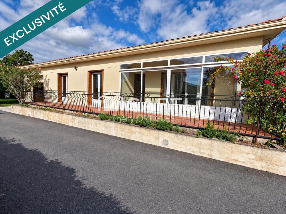 Vente Maison Maison de 90 m² avec grand terrain arboré de 1 195 m² et garage de 34 m² Mazeres