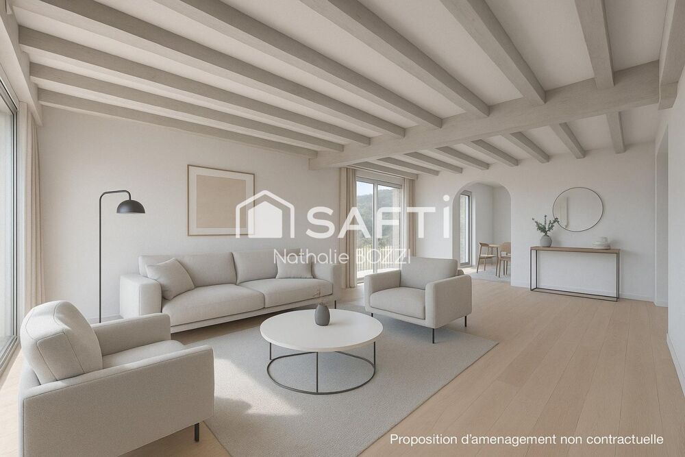 Appartement dexception en dernier étage avec rooftop panoramique  T6 de 155 m² à Seyssinet-Pariset