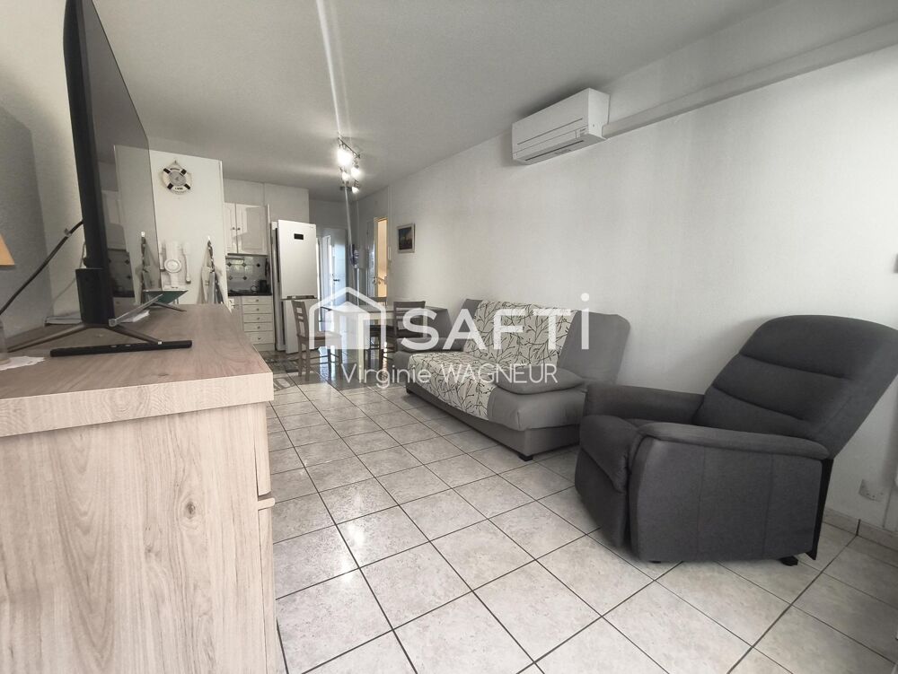 Vente Appartement T3 climatisé en parfait état - Parking privé Cap d'agde