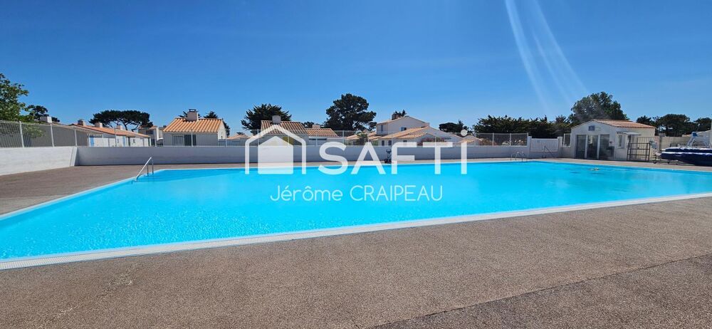 Brétignolles-sur-Mer  Pavillon rénové avec piscine, tennis et parking privatif