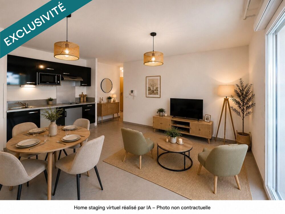 le Bouscat - T2 de 41 m2 avec terrasse et parking.