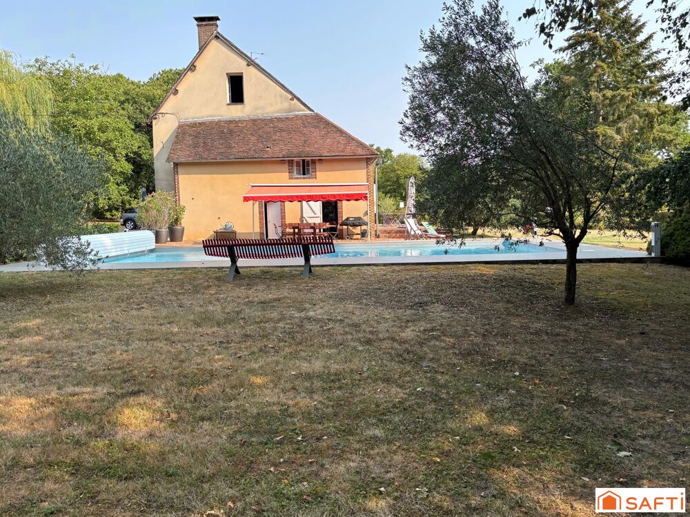 Vente Maison Maison ancienne Poyaudine de 7 pièces avec Piscine et Jardin Paysager à 2h de Paris Dracy