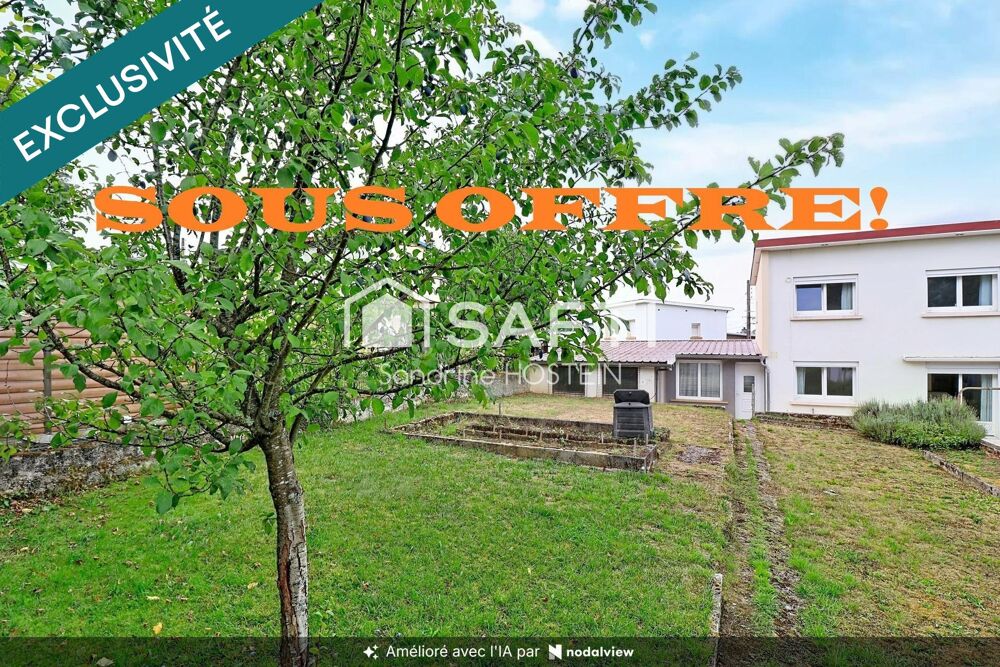 Maison de 90m2 avec 3 chambres, jardin et garage!