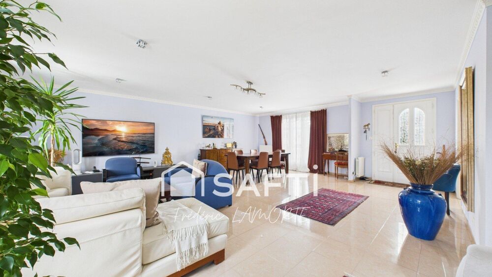 Séjour traversant de 53m2, 4 chambres, garage, jardin