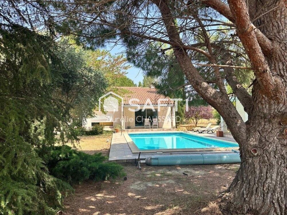 Vente Maison Villa 170 m² sur terrain de 4500 m² arboré avec piscine Cuxac-d'aude