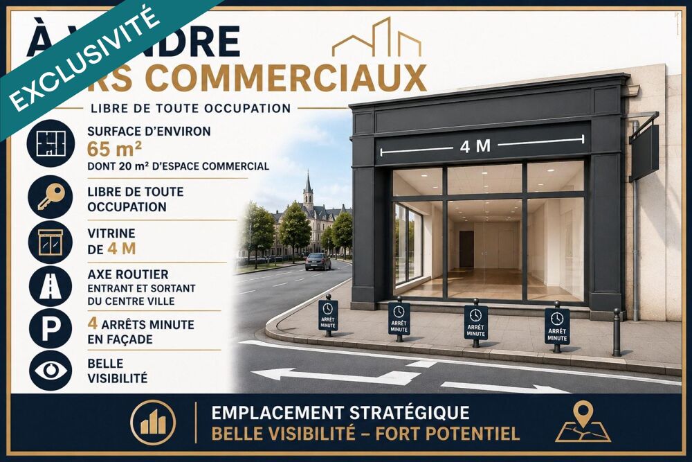   Murs commerciaux à vendre – Une opportunité à saisir ! 