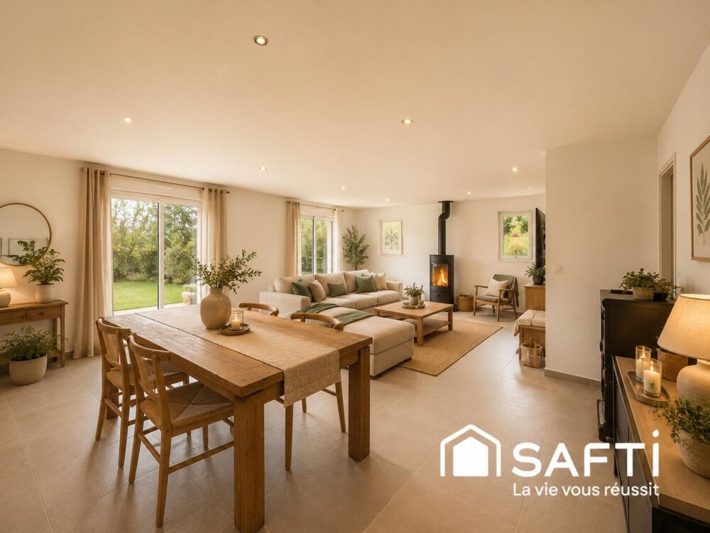 Vente Maison Maison de plain-pied de 130 m2, 3 chambres, terrain de 916 m2 Lesigny