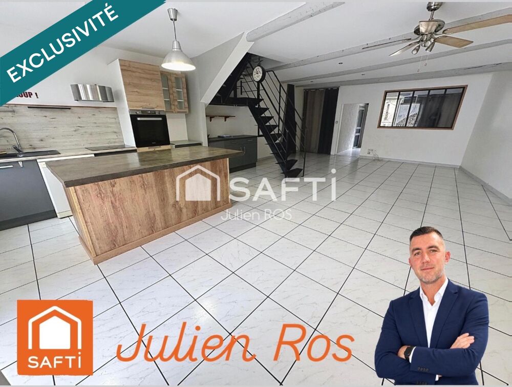Vente Maison Causses-et-Veyran – Maison rénovée, 4 chambres, garage 70 m², DPE B Causses-et-veyran