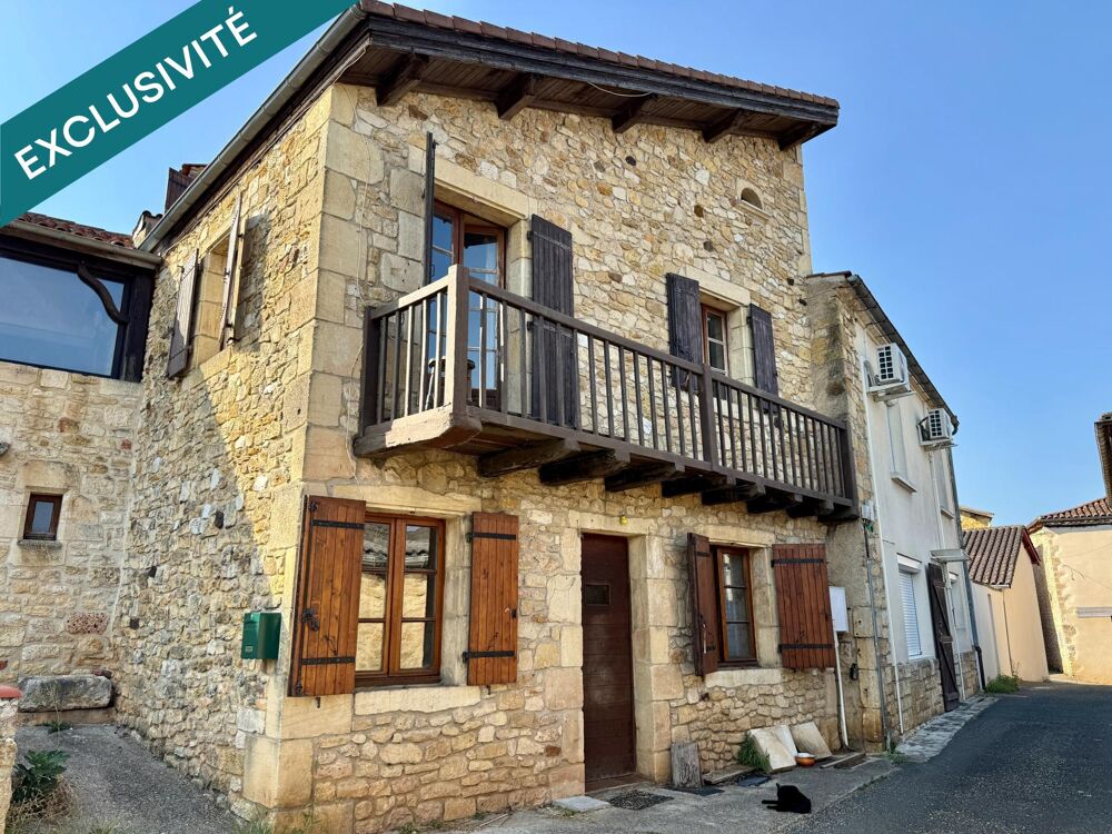 Vente Maison Le charme d'un village, la vue en plus Monsempron-libos
