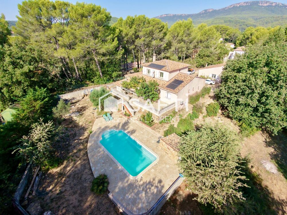 Vente Maison 4 chambres ;cadre champêtre , piscine, double garage Cuers