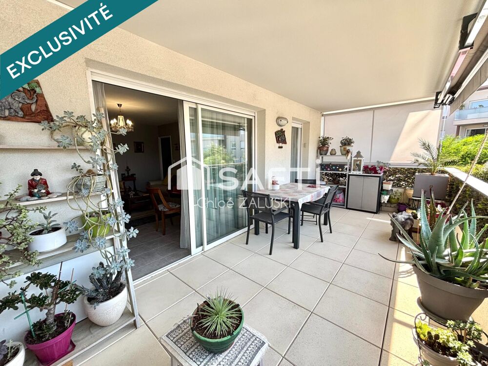 Appartement T4 avec piscine, garage et place de parking privative