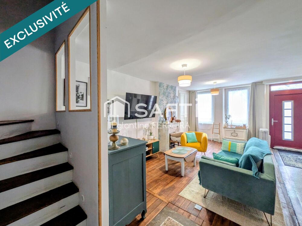 Vente Maison ISSOUDUN, CENTRE-VILLE, MAISON 110m² AVEC COUR ET GARAGE Issoudun