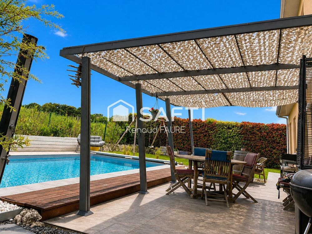 MAISON FAMILIALE 151 m²  PISCINE  4 CHAMBRES  AUSSONNE (31840)