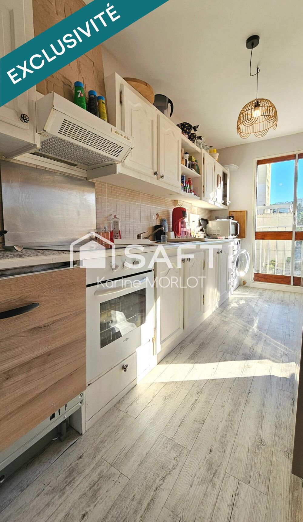 DIJON - APPARTEMENT 71m2 T4 + cave + parking sécurisé