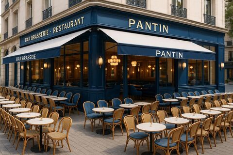 FDC  restaurant d'angle 140m2 Terrasse  Licence IV 340000 93500 Pantin