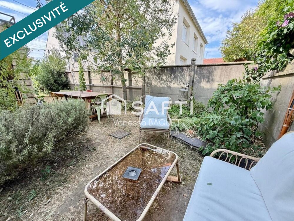 Maison 4 pièces de 95 m² habitables, 3 chambres + combles aménageables, 12 minutes de la gare