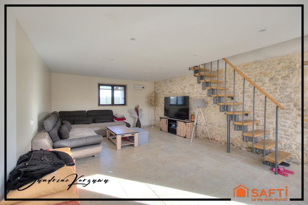 Vente Maison Maison en pierre, grand salon, 3 chambres, garage Berson