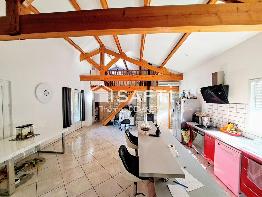 Propriété avec logement indépendant, piscine et vue forêt