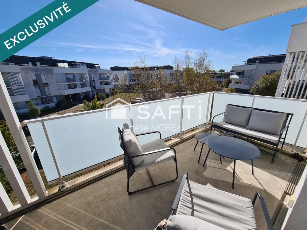 Appartement T3 balcon deux places de parking
