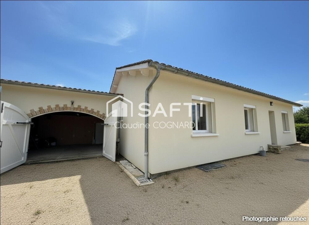 Maison de plain pied rénovée - Confort et polyvalence