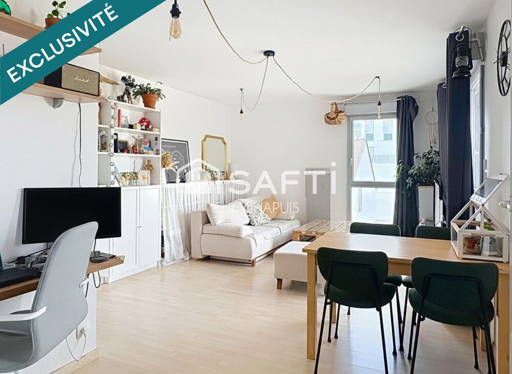 T3 de 63 m² - balcon Sud + box et place parking