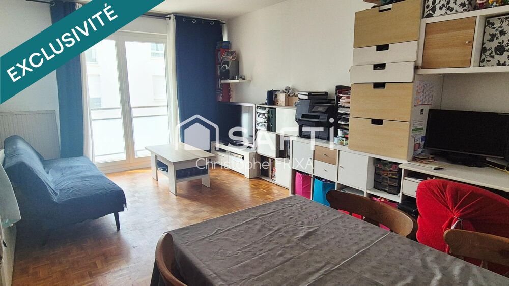 Appartement T3 proche jardin des plantes avec balcon et parking sous terrain