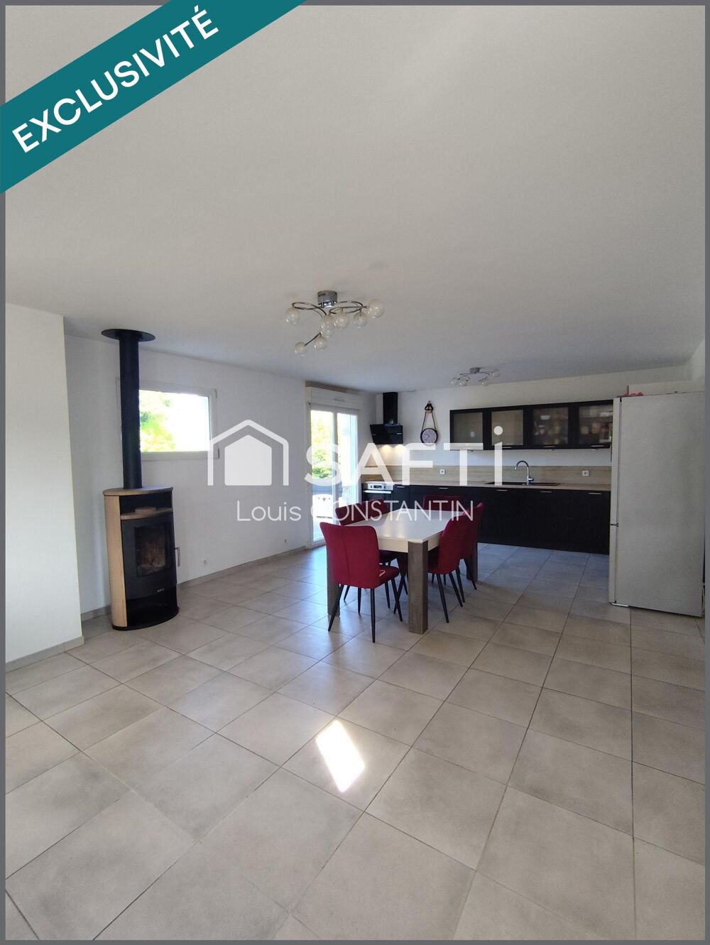 Vente Maison sous-sol, terrain, 3 chambres, cuisine ouverte, véranda, calme, Ploufragan